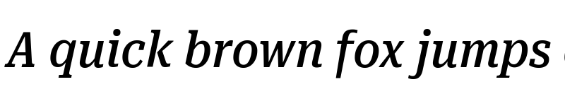 Preview of Roboto Serif ExtraCondensed Medium Italic font