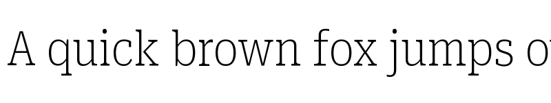 Preview of Roboto Serif ExtraCondensed Thin font