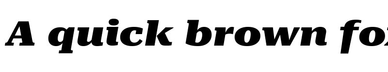 Preview of Roboto Serif ExtraExpanded Black Italic font