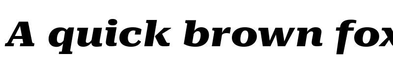 Preview of Roboto Serif ExtraExpanded ExtraBold Italic font