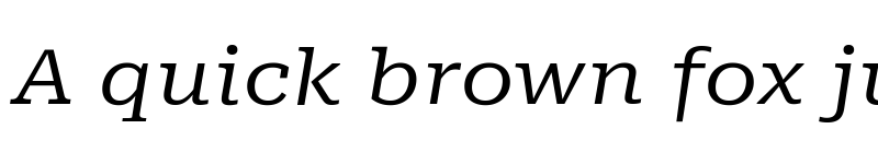 Preview of Roboto Serif ExtraExpanded Italic font