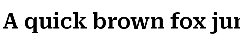 Preview of Roboto Serif SemiBold font