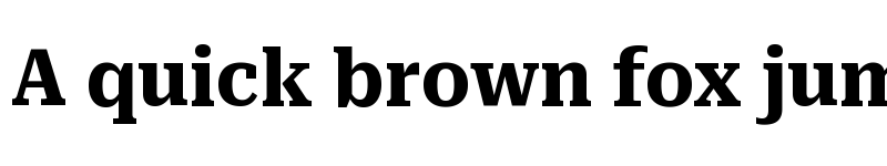 Preview of Roboto Serif SemiCondensed Bold font