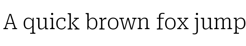 Preview of Roboto Serif SemiCondensed ExtraLight font