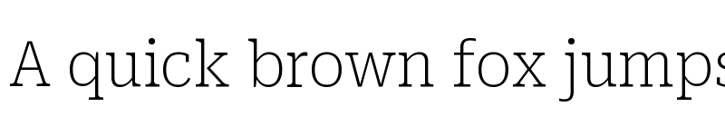 Preview of Roboto Serif SemiCondensed Thin font