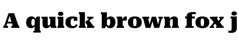 Preview of Roboto Serif SemiExpanded Black font