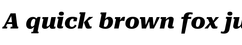 Preview of Roboto Serif SemiExpanded ExtraBold Italic font