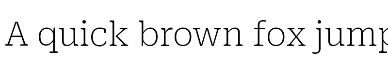 Preview of Roboto Serif Thin font