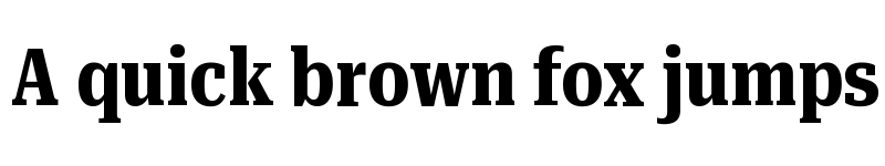 Preview of Roboto Serif UltraCondensed Bold font