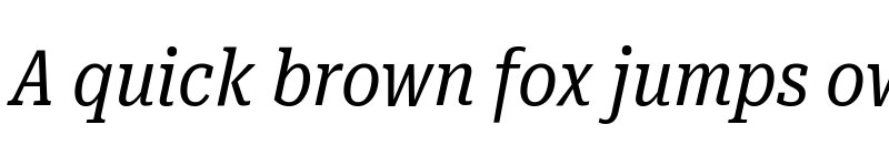 Preview of Roboto Serif UltraCondensed Italic font