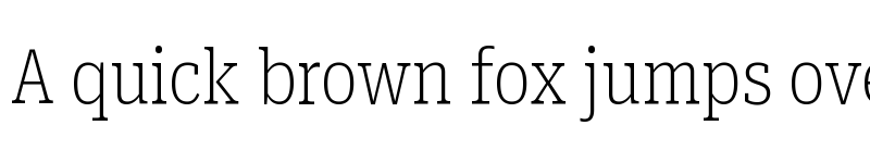 Preview of Roboto Serif UltraCondensed Thin font