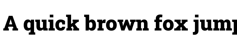 Preview of Roboto Slab Black font