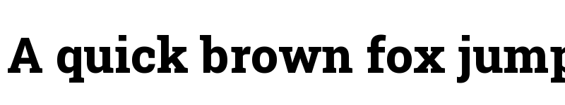 Preview of Roboto Slab ExtraBold font