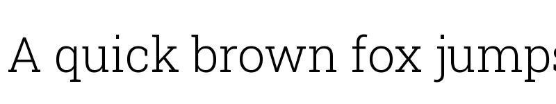 Preview of Roboto Slab Light font