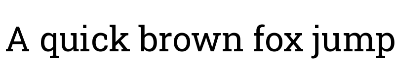 Preview of Roboto Slab Regular font