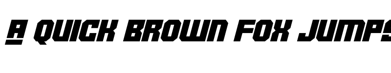 Preview of Robotronica Italic font