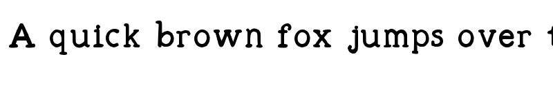 Preview of Robs Typewriter Regular font