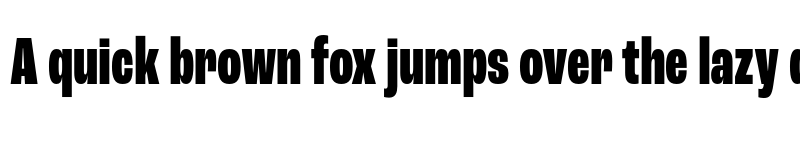 Preview of Roc Grotesk Compressed ExtraBold font