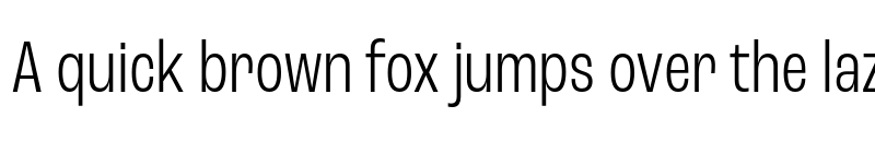 Preview of Roc Grotesk Condensed Light font