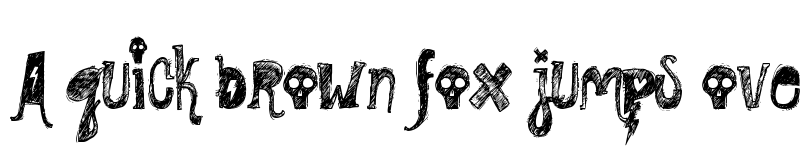 Preview of Rock Show Whiplash Regular font