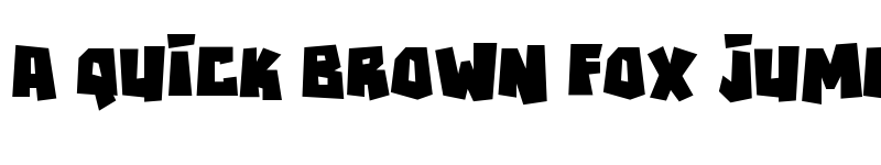 Preview of RockBiter Regular font