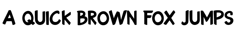 Preview of ROCKBUBBLE Regular font