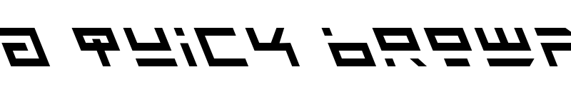 Preview of Rocket Type Leftalic Leftalic font