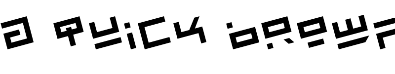 Preview of Rocket Type Rotate Rotate font