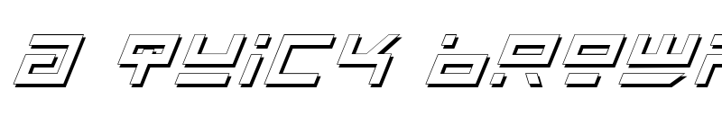 Preview of Rocket Type Shadow Italic Shadow Italic font