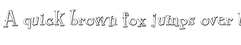 Preview of RocknRoll Typo bevel Regular font