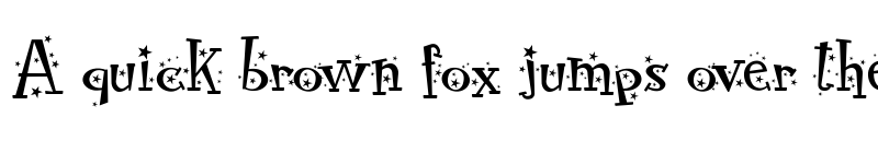 Preview of RocknRoll Typo stars Regular font