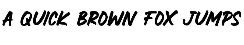 Preview of ROCKSLIDE Regular font