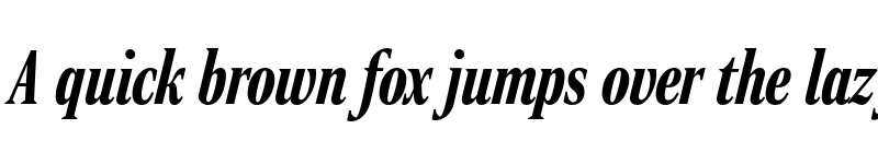 Preview of Rocky Compressed Bold Italic font