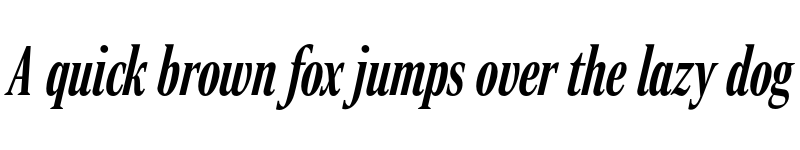 Preview of Rocky Compressed Medium Italic font