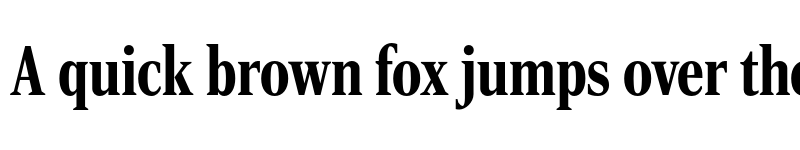 Preview of Rocky Extra Condensed Bold font