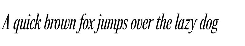 Preview of Rocky Extra Condensed Light Italic font