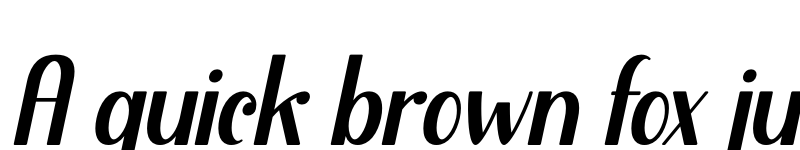 Preview of Rocky italic Regular font