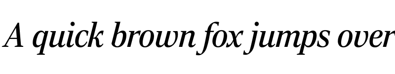 Preview of Rocky RegularItalic font