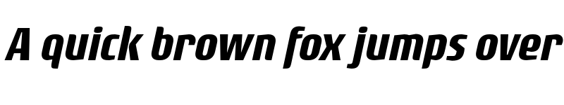 Preview of Rogue Sans Bold Italic font