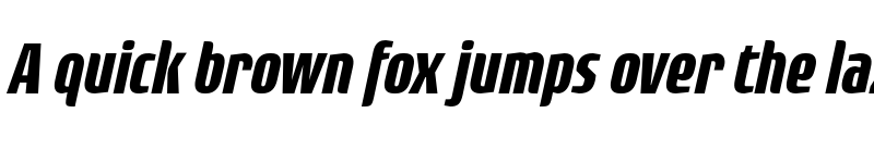 Preview of Rogue Sans Cond Bold It font