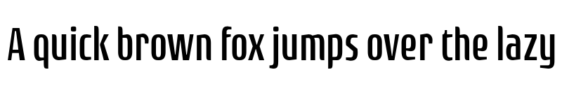 Preview of Rogue Sans Cond Light font