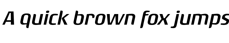 Preview of Rogue Sans Ext Light It font