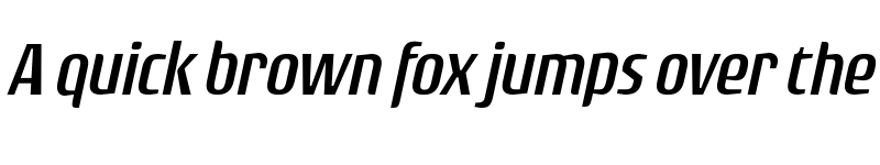 Preview of Rogue Sans Light Italic font