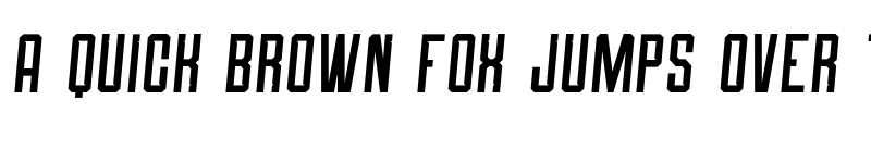 Preview of Roguedash Italic Solid font