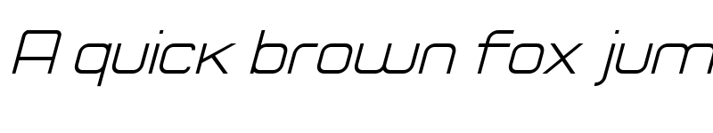 Preview of Rogueland Italic font