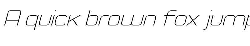 Preview of Rogueland Light Italic font