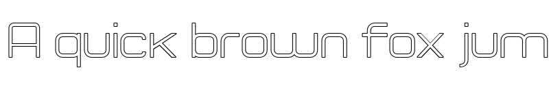 Preview of Rogueland Outline font