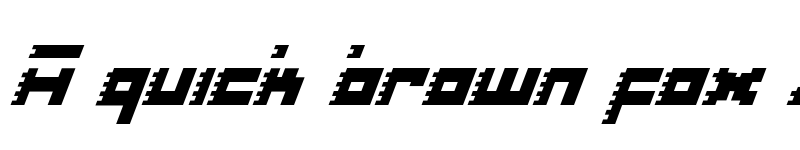 Preview of Roid Rage Italic Italic font