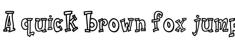 Preview of Rolade Outline Outline font