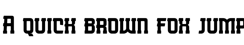 Preview of ROMAN BRICK Regular font